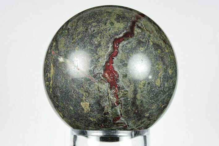 Polished Dragon's Blood Jasper Sphere - South Africa #202792